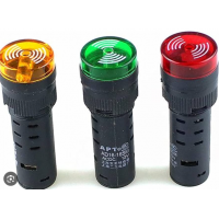 Звуковой сигнализатор AD16-16SM AC220V красный Звуковой сигнализатор AD16-16SM AC220V красный